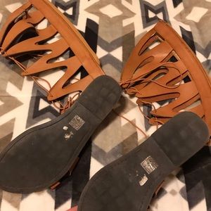 Gladiator sandals, size 12